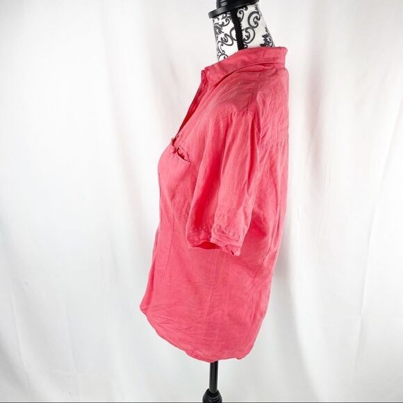 Vintage Christian Dior Chemises Linen Top - Picture 3 of 6